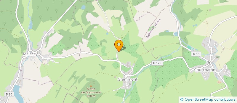 localisation de l'entreprise EARL DES CHARMES  GRAMMONT