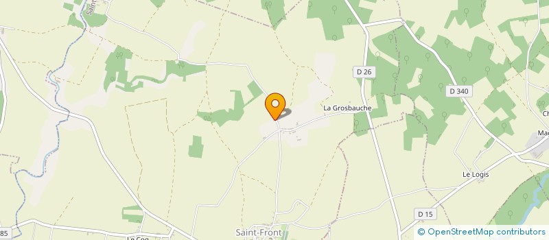 localisation de l'entreprise EARL DES CHARMILLES à SAINT-FRONT