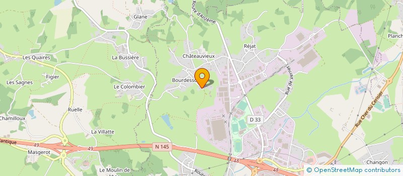 localisation de l'entreprise EARL DES CHAVANOTS à GUERET