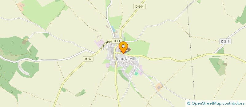 localisation de l'entreprise EARL DES CHEMINS BLANCS  JOUX-LA-VILLE