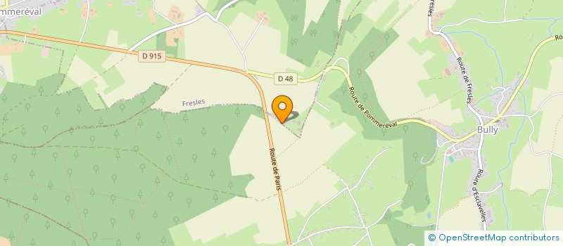 localisation de l'entreprise EARL DES CHENES  FRESLES