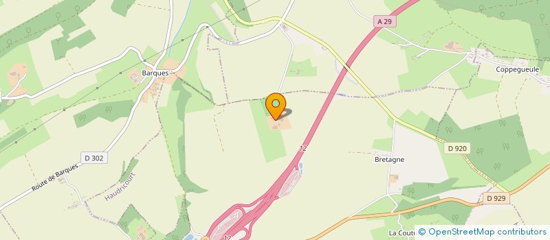 localisation de l'entreprise EARL DES CHENES ROUGES  HAUDRICOURT