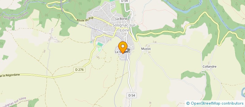 localisation de l'entreprise EARL DES CHEYRISSES à SOLIGNAC-SUR-LOIRE