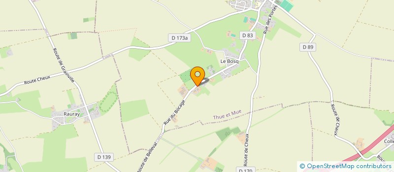 localisation de l'entreprise EARL DES CIGOGNES  THUE ET MUE