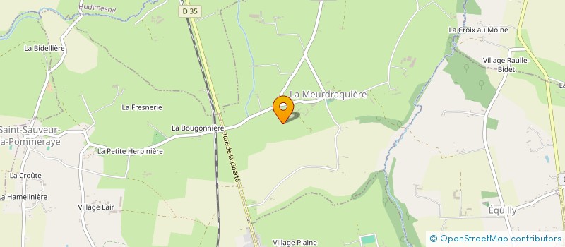 localisation de l'entreprise EARL DES CINQ TOURNEES à LA MEURDRAQUIERE