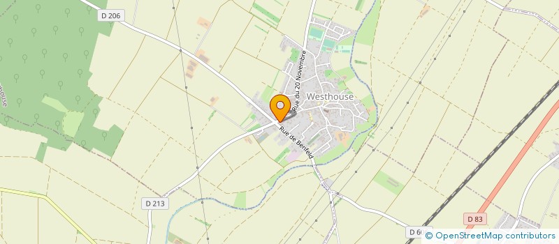 localisation de l'entreprise EARL DES CIRRUS  WESTHOUSE