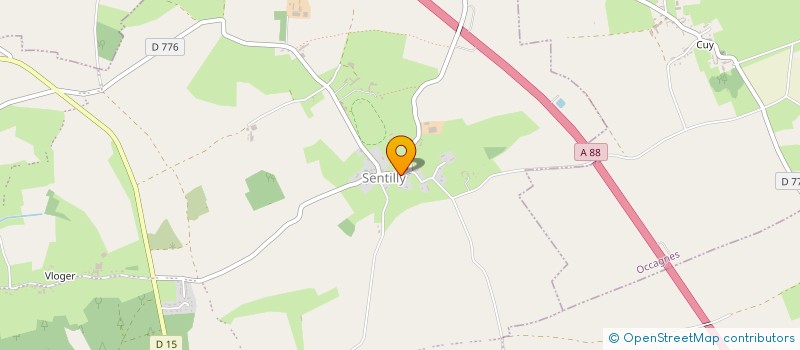 localisation de l'entreprise EARL DES CISTELS à MONTS-SUR-ORNE