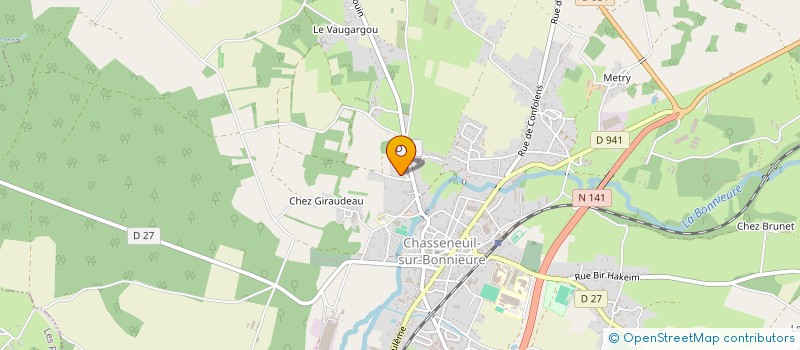 localisation de l'entreprise EARL DES CLOUX à SUAUX