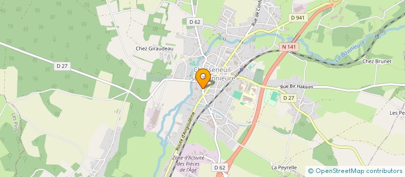localisation de l'entreprise EARL DES COLLINES à CELLEFROUIN
