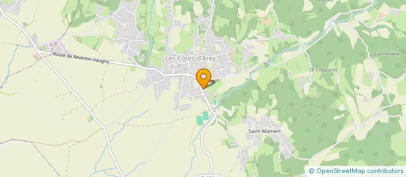 localisation de l'entreprise EARL DES COLLINES  LES COTES-D'AREY