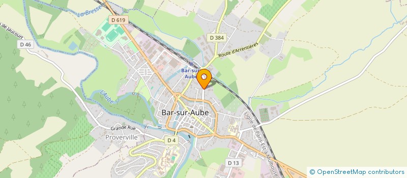 localisation de l'entreprise EARL DES CORDELIERS à BAR-SUR-AUBE