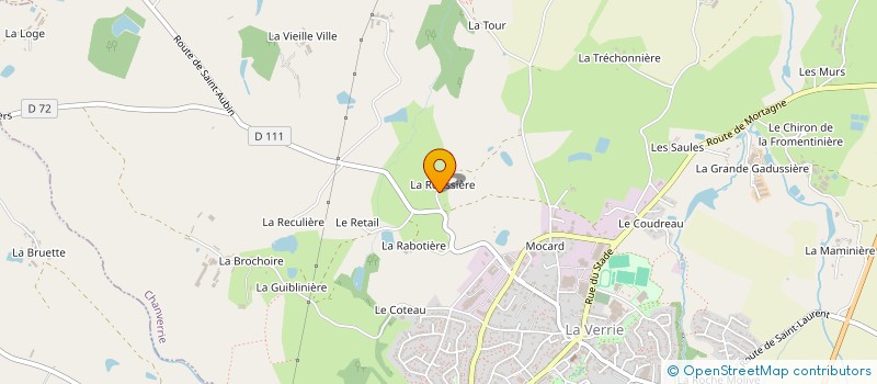 localisation de l'entreprise EARL DES COTEAUX à CHANVERRIE