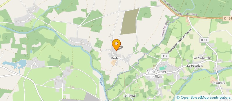 localisation de l'entreprise EARL DES COTEAUX DE L'ISAC à GUENROUET