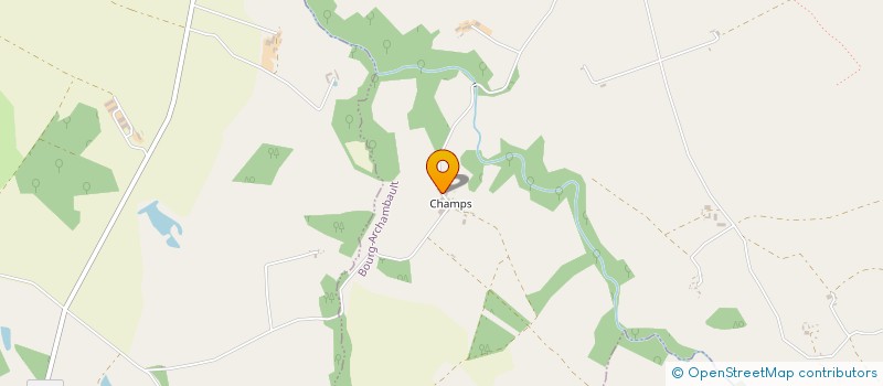 localisation de l'entreprise EARL DES COTES  BOURG-ARCHAMBAULT