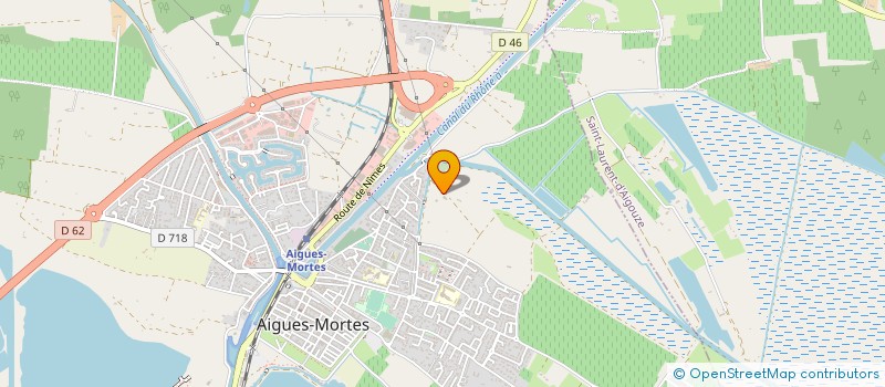 localisation de l'entreprise EARL DES COUREGES à SAINT LAURENT D'AIGOUZE