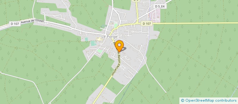 localisation de l'entreprise EARL DES COURTIOUS LONGS  LE PORGE