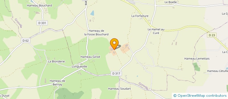 localisation de l'entreprise EARL DES CROUTES à GROSVILLE