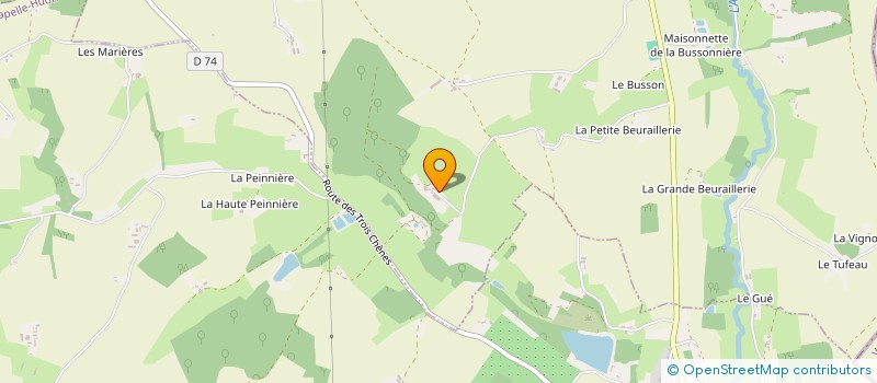 localisation de l'entreprise EARL DES CYGNES à SAINT GERVAIS DE VIC