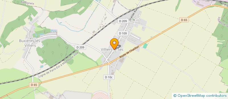 localisation de l'entreprise EARL DES CYGNES à VILLIERS-LE-SEC