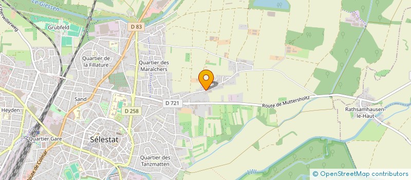localisation de l'entreprise EARL DES DAHLIAS à SELESTAT