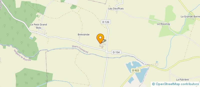 localisation de l'entreprise EARL DES DAUFFRAIS à ILLIERS-COMBRAY