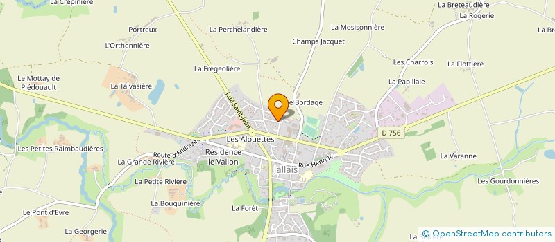 localisation de l'entreprise EARL DES DEUX AILES à BEAUPREAU-EN-MAUGES