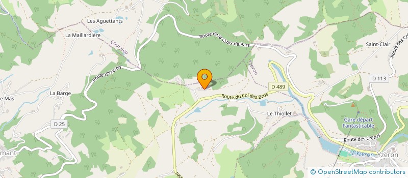 localisation de l'entreprise EARL DES DEUX COLS à MONTROMANT