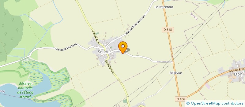 localisation de l'entreprise EARL DES DEUX COURS  SENON