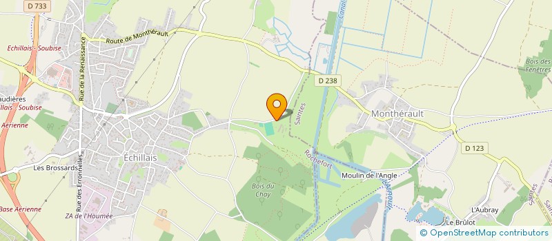 localisation de l'entreprise EARL DES DEUX FONTAINES à ECHILLAIS