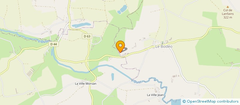 localisation de l'entreprise EARL DES DEUX LAUNAY à LE BODEO
