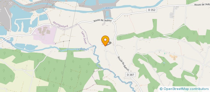 localisation de l'entreprise EARL DES DEUX RIVIERES à MONTGAILLARD