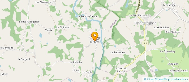 localisation de l'entreprise EARL DES DEUX RUISSEAUX à MEILHARDS