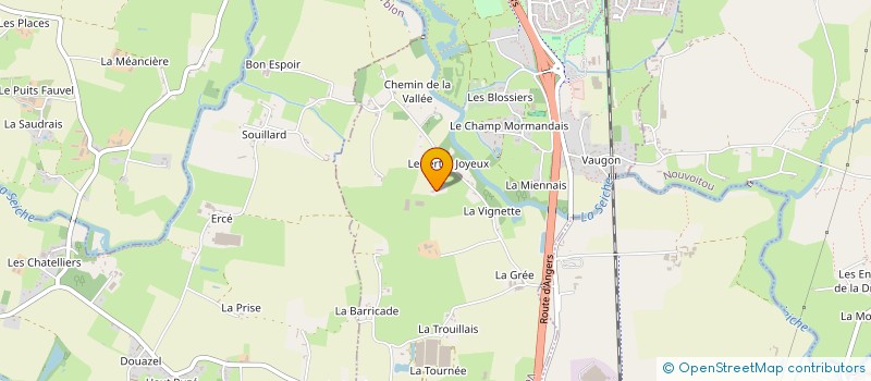 localisation de l'entreprise EARL DES DOUAIRES  VERN-SUR-SEICHE