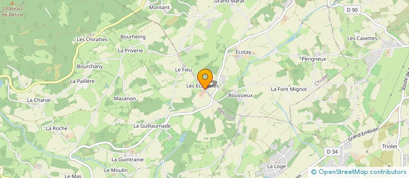 localisation de l'entreprise EARL DES ECARASSES à CHUYER