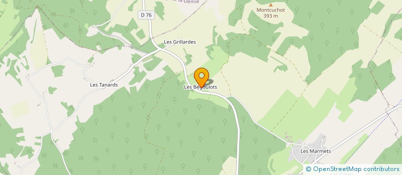 localisation de l'entreprise EARL DES ECARTS  DAMPIERRE SUR LINOTTE