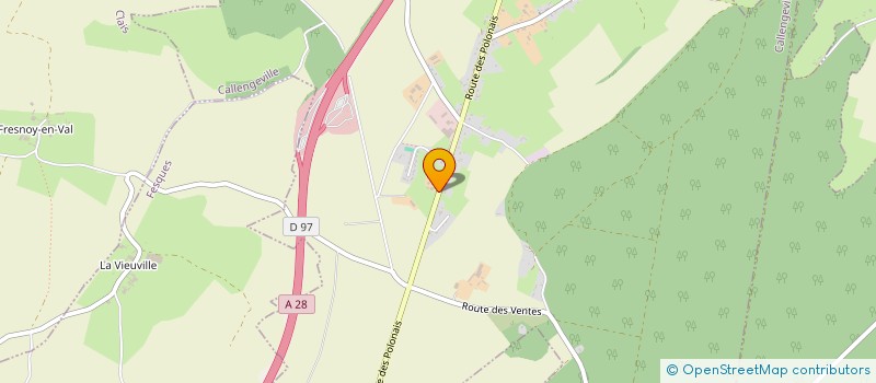 localisation de l'entreprise EARL DES EOLIENNES  CALLENGEVILLE