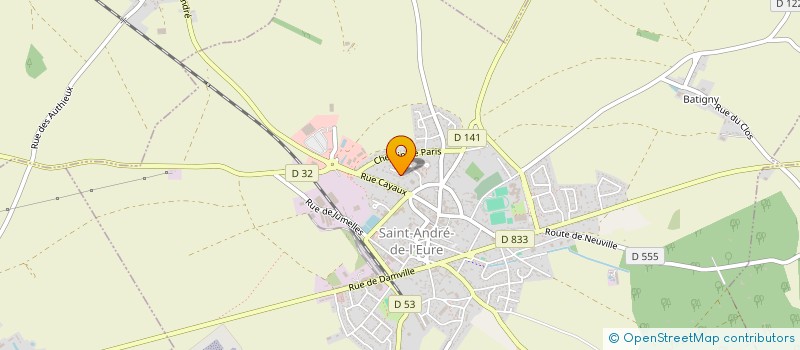 localisation de l'entreprise EARL DES EPILLETS  SAINT-ANDRE-DE-L'EURE