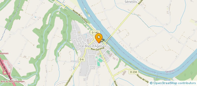 localisation de l'entreprise EARL DES ERABLES  CAUMONT-SUR-GARONNE