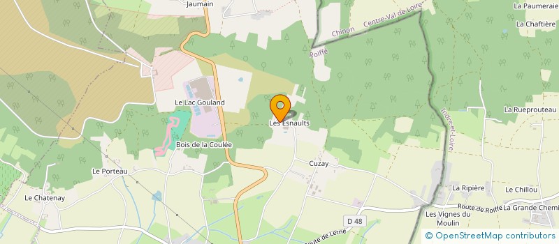 localisation de l'entreprise EARL DES ESNAULTS  ROIFFE