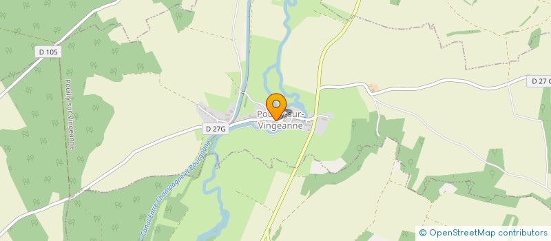 localisation de l'entreprise EARL DES ESSAUX à POUILLY-SUR-VINGEANNE
