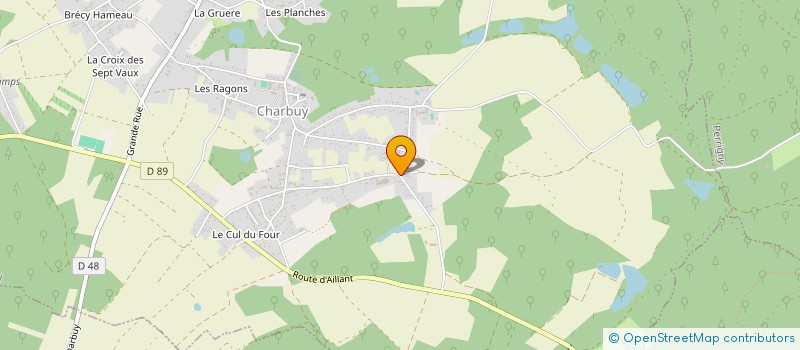 localisation de l'entreprise EARL DES ETANGS  CHARBUY