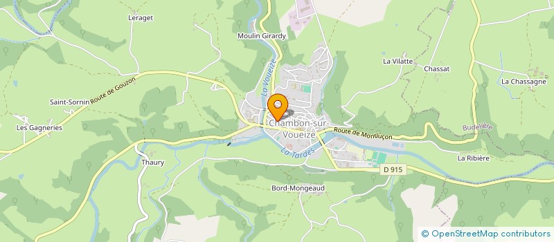 localisation de l'entreprise EARL DES ETANGS  LUSSAT