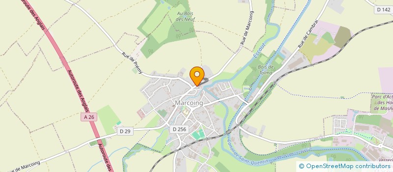 localisation de l'entreprise EARL DES FALISSES  MARCOING