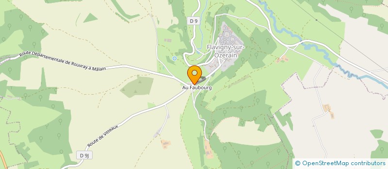 localisation de l'entreprise EARL DES FAUBOURGS  FLAVIGNY-SUR-OZERAIN