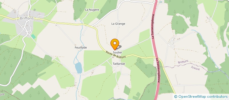 localisation de l'entreprise EARL DES FAYARDS à BRIFFONS