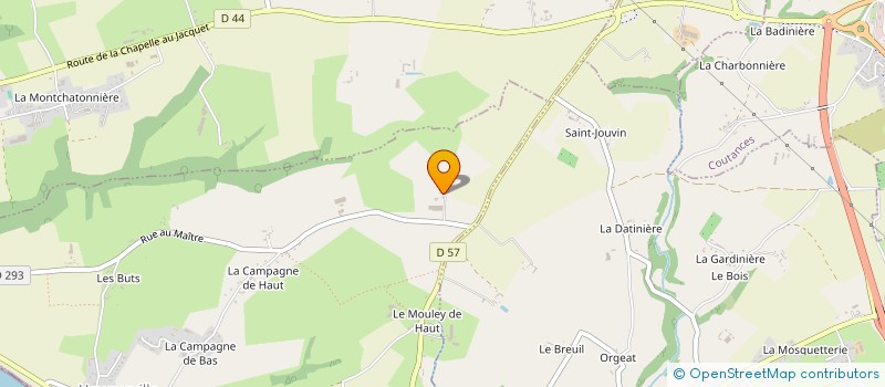 localisation de l'entreprise EARL DES FEY à HEUGUEVILLE-SUR-SIENNE