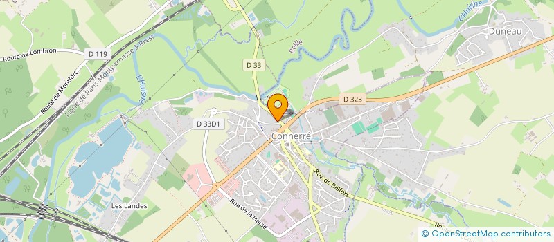 localisation de l'entreprise EARL DES FOINS  SCEAUX-SUR-HUISNE