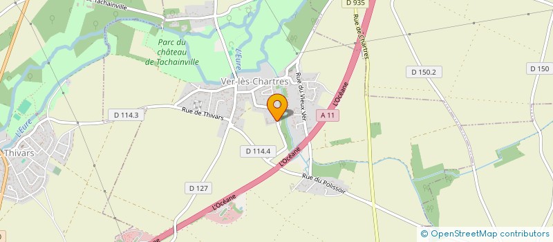 localisation de l'entreprise EARL DES FONTAINES à VER-LES-CHARTRES