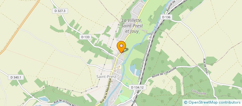 localisation de l'entreprise EARL DES FONTAINES à SAINT-PREST