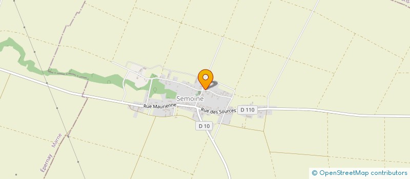 localisation de l'entreprise EARL DES FONTAINES  SEMOINE